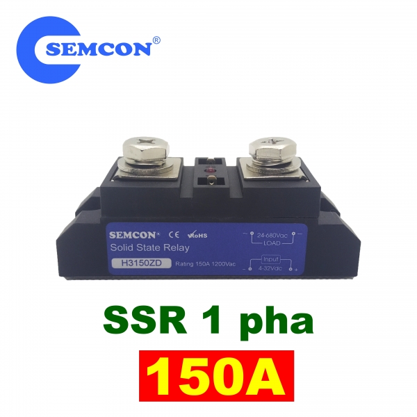 H3150ZD SSR 1 Pha 150A | Relay Bán Dẫn