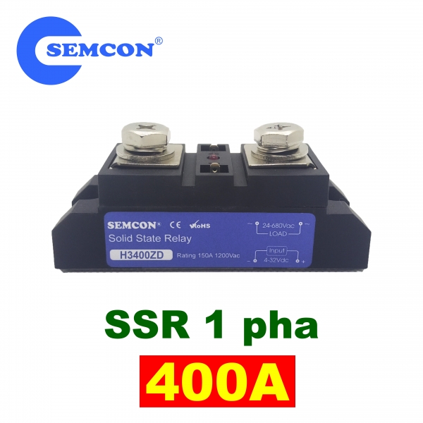 H3400ZD - H3400ZD SSR 1 Pha 400A | Relay Bán Dẫn