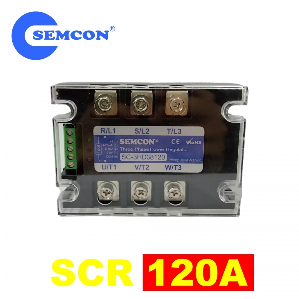 SC-3HD38120 Bộ Điều Khiển Công Suất 3 Pha 120A | SCR 3 pha