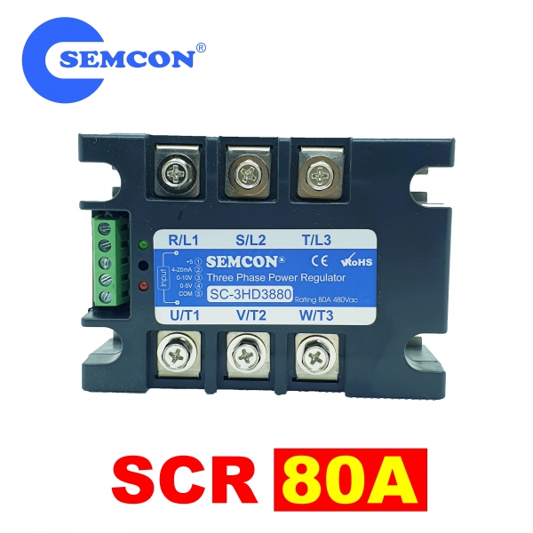 SC-3HD3880 - SC-3HD3880 Bộ Điều Khiển Công Suất 3 Pha 80A | SCR 3 pha